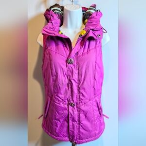 540. Burton Dryride Sly Puffy Vest Purple/Magenta - Women's Small